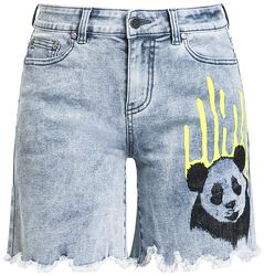 Shorts with Panda Bear, R.E.D. by EMP, Pantalones cortos