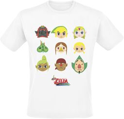 Wind Waker faces, The Legend Of Zelda, Camiseta