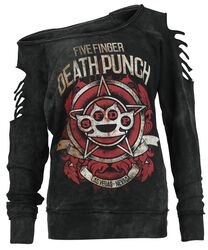 Logo Star, Five Finger Death Punch, Sudadera