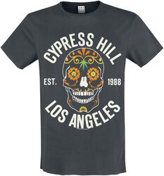 Amplified Collection - Floral Skull, Cypress Hill, Camiseta