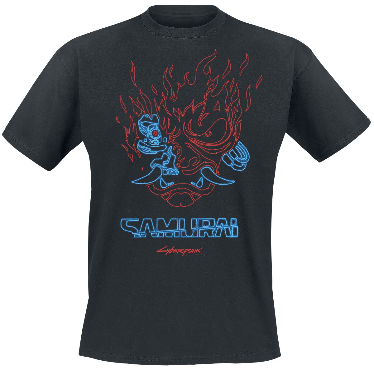 Guau de primera categoría alineación Neon Samurai | Cyberpunk 2077 Camiseta | EMP