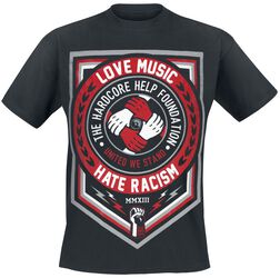 Love Music, Hardcore Help Foundation, Camiseta