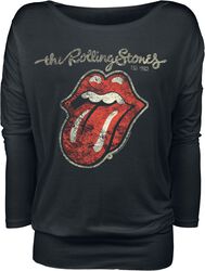 Plastered Tongue, The Rolling Stones, Camiseta Manga Larga