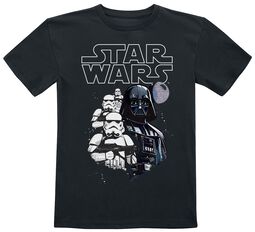 Kids - Darth Vader and Stormtrooper with Death Star, Star Wars, Camiseta