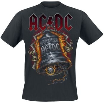 Hells Bells Flames | AC/DC Camiseta | EMP