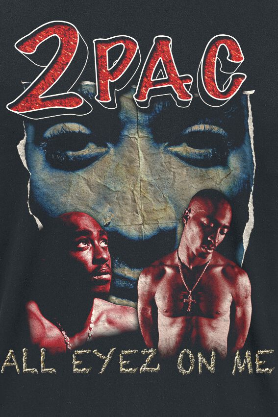 Tupac Shakur 2Pac All eyez On Me Sudadera de cuello redondo -  España