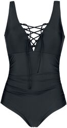 Swimsuit with Lacing, Black Premium by EMP, Bañador