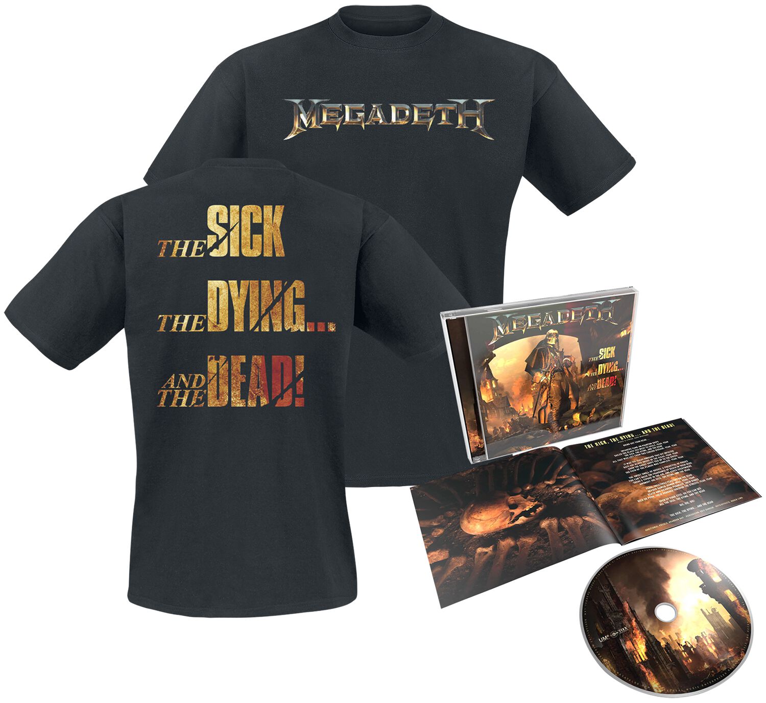 The sick, the dying... and the dead! Megadeth CD EMP