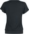 Sport and Yoga - Camiseta negra casual con detallado estampado
