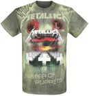 Master Of Puppets - Allover, Metallica, Camiseta