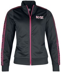 Amplified Collection - Ladies Taped Tricot Track Top, AC/DC, Chándal