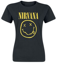 Smiley Logo, Nirvana, Camiseta