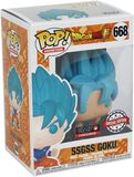 Figura Vinilo Super - SSGSS Goku 668, Dragon Ball, ¡Funko Pop!