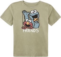 Kids - Friends - Elmo - Cookie Monster, Barrio Sesamo, Camiseta
