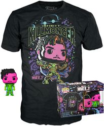 Infinity Killmonger (black light) - Camiseta plus Funko - POP! & Camiseta, What If...?, ¡Funko Pop!