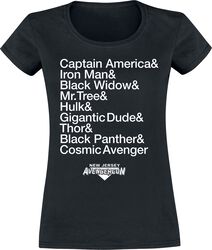 Names, Ms. Marvel, Camiseta