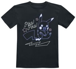 Kids - Pikachu - Pika! Pika! Neon, Pokémon, Camiseta