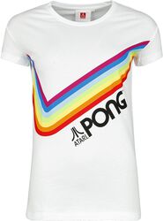 Pong - Pride rainbow, Atari, Camiseta