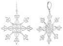 Disney by Couture Kingdom - Large Statement Style Snowflake, Frozen, Pendiente