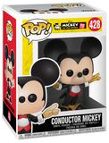 Figura Vinilo Mickey's 90th Anniversary - Conductor Mickey 428, Mickey Mouse, ¡Funko Pop!
