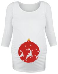 Christmas Bauble, Moda Pre Mama, Camiseta Manga Larga