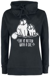 Life Is Better With A Cat, Simon' s Cat, Sudadera