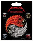 Yin Yang Skulls, Metallica, Adhesivos