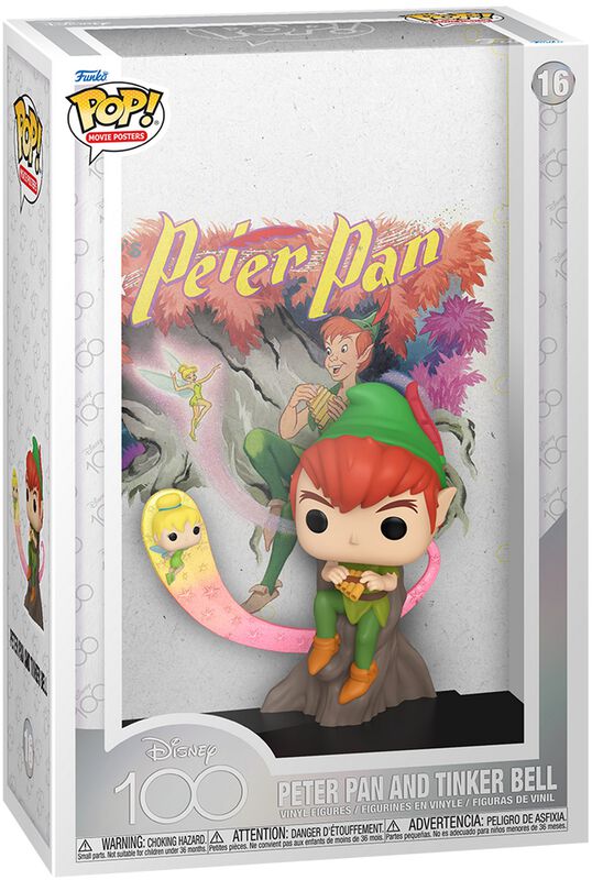 Figura vinilo Funko Pop! Film poster - Peter Pan and Tinker Bell no. 16