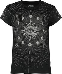 Moon, Sun and Star T-Shirt, Gothicana by EMP, Camiseta
