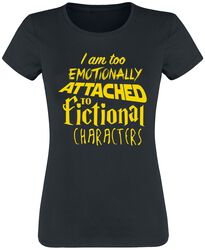 I Am Too Emotionally Attached to Fictional Characters, Slogans, Camiseta