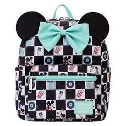 Loungefly - Micky & Minnie Date Night Diner, Mickey Mouse, Mini Mochilas