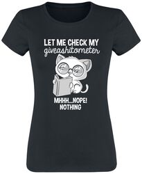 Let Me Check My GiveAShitOMeter, Tierisch, Camiseta