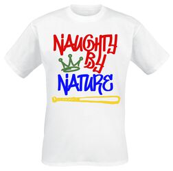Graffiti Logo, Naughty by Nature, Camiseta