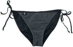 Pieza inferior Bikini con pequeño estampado, Black Premium by EMP, Braguita de Bikini