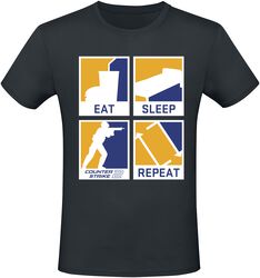 2 - Eat Sleep Repeat, Counter-Strike, Camiseta