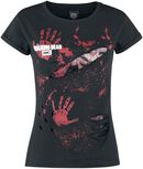 Blood Hand Prints, The Walking Dead, Camiseta