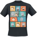 Pop Art Faces, Rick and Morty, Camiseta
