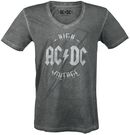 High Voltage - Cuello en V Spray Dye, AC/DC, Camiseta