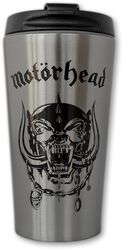 Travel Mug - Motörhead Stainless Steel - Everything Louder Than Everything Else, Motörhead, Taza termo
