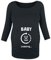 Baby Loading, Moda Pre Mama, Camiseta Manga Larga