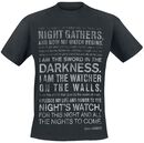 GOZOO - Night's Watch Oath, Juego de Tronos, Camiseta