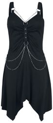 Short Dress With Chains, Gothicana by EMP, Vestido Corto