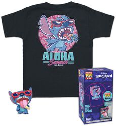 Summer Stitch - Pocket Pop! & camiseta, Lilo & Stitch, ¡Funko Pop!