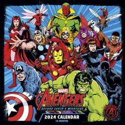 Calendario de pared 2024, Avengers, Calendario de Pared