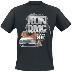 Burning Cadillac Tour 86, Run DMC, Camiseta
