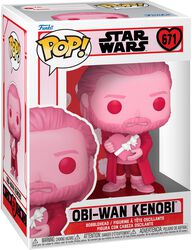 Figura vinilo Obi-Wan Kenobi (Valentine's Day) 671, Star Wars, ¡Funko Pop!