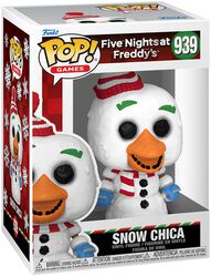 Figura vinilo Christmas Snow Chica no. 939, Five Nights At Freddy's, ¡Funko Pop!