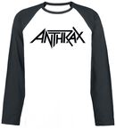 Logo, Anthrax, Camiseta Manga Larga