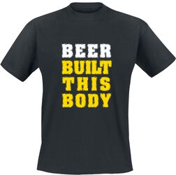 Beer Built This Body, Alcohol & Party, Camiseta