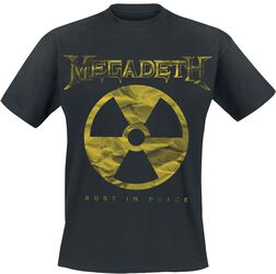 Large Rip Nuclear Logo, Megadeth, Camiseta